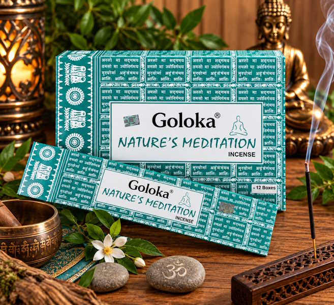 Incienso Goloka Natures Meditación